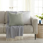 Stone Washed & Distressed Cotton Decor Throw Pillow Cover