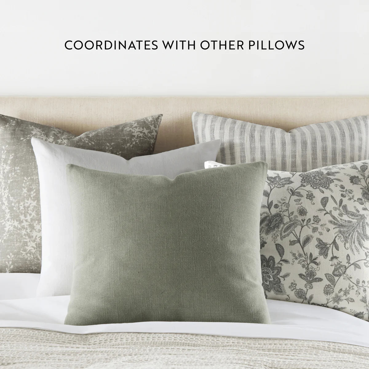 Stone Washed & Distressed Cotton Decor Throw Pillow Cover