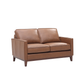 Leather Italia - Weston Loveseat in Highland Brown