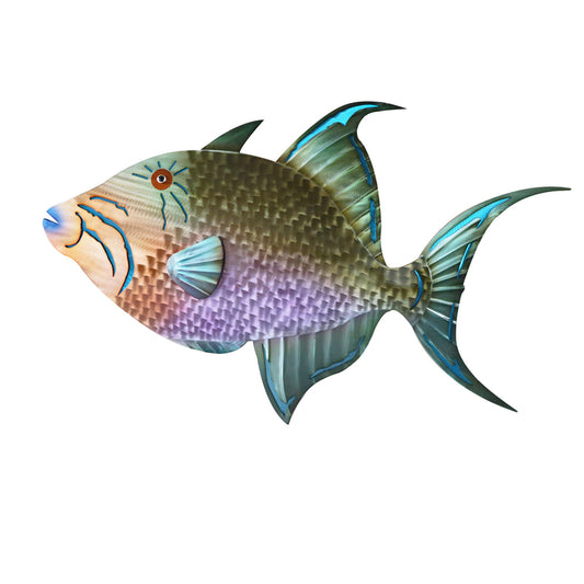 COPPER ART - TRIGGER FISH