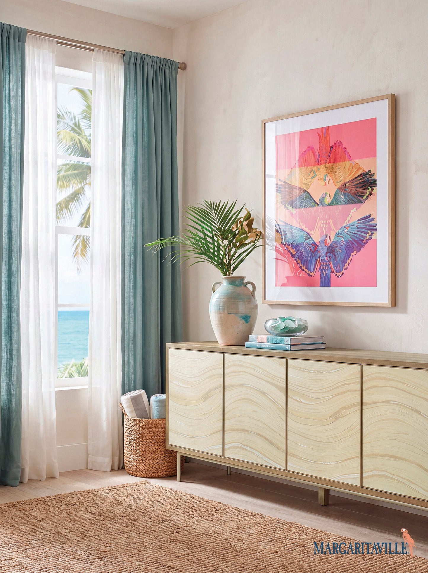 Margaritaville Shell Key Credenza