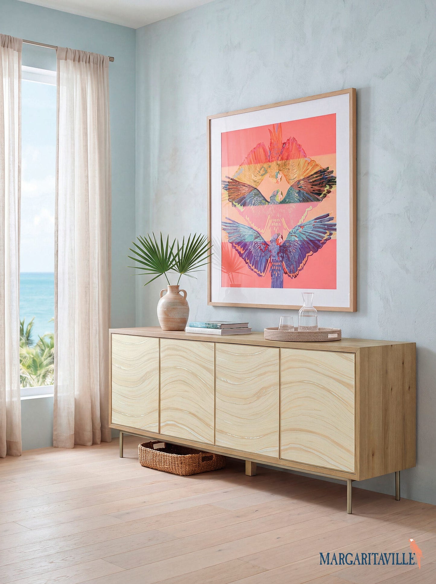 Margaritaville Shell Key Credenza