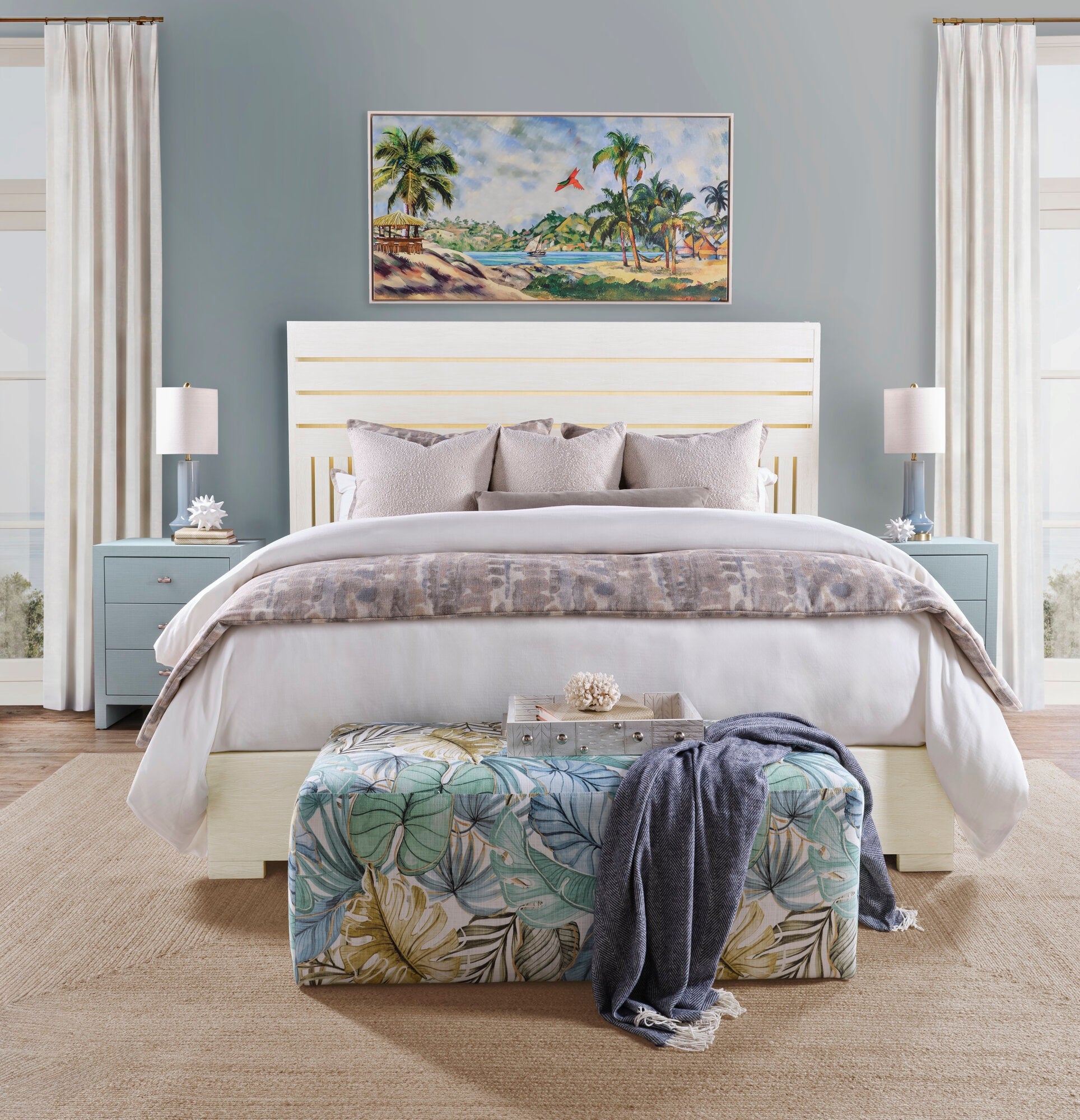 Margaritaville Duval King Panel Bed
