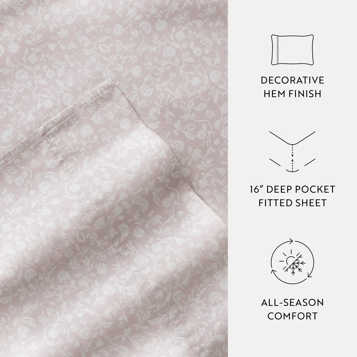 Rustic Jacobean 100% Cotton Long Staple Sheet Set
