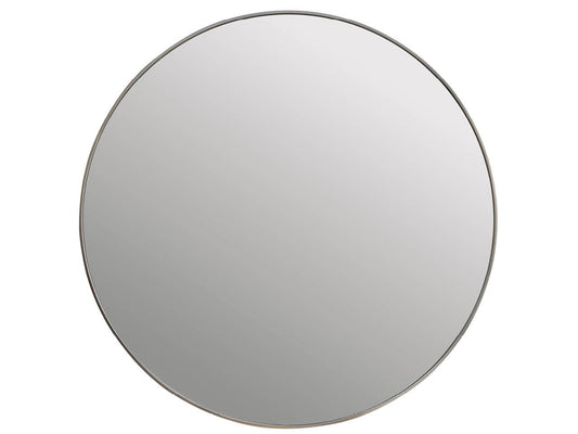 Universal - Sable & Desert-Modern Round Accent Mirror