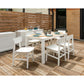 POLYWOOD Modern Studio Urban Chair 7-Piece Parsons Table Dining Set FREE SHIPPING
