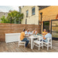 POLYWOOD Modern Studio Urban Chair 7-Piece Parsons Table Dining Set FREE SHIPPING