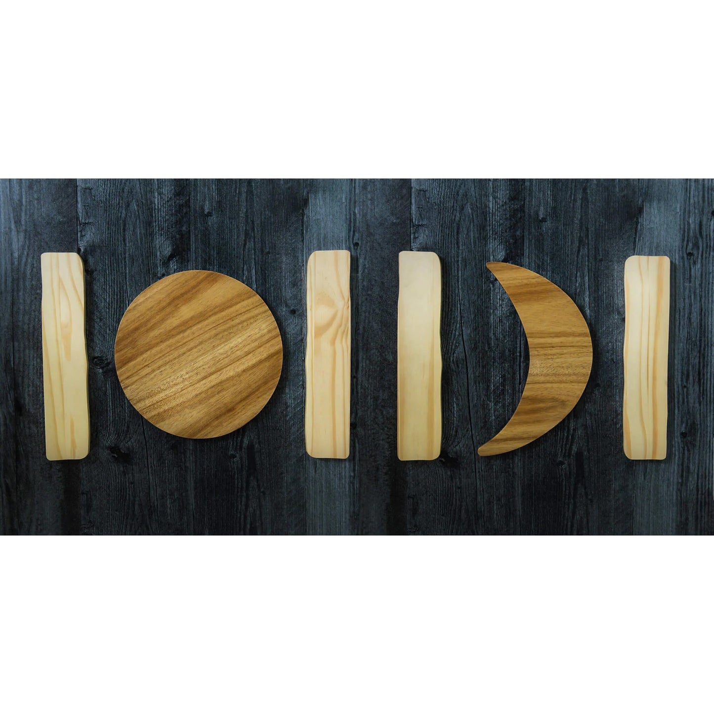 Abstract Moon Phases Modern Wall Art