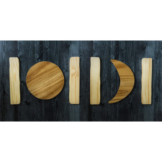 Abstract Moon Phases Modern Wall Art