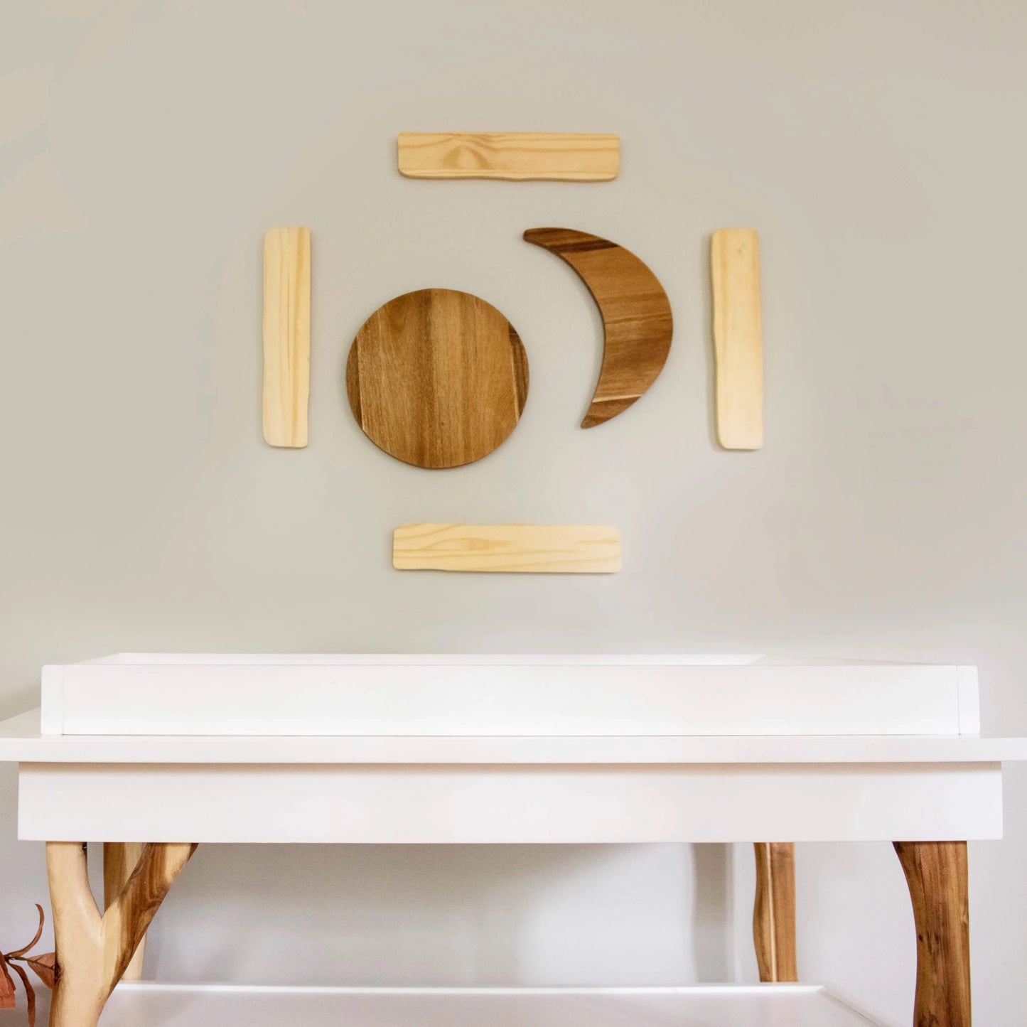 Abstract Moon Phases Modern Wall Art