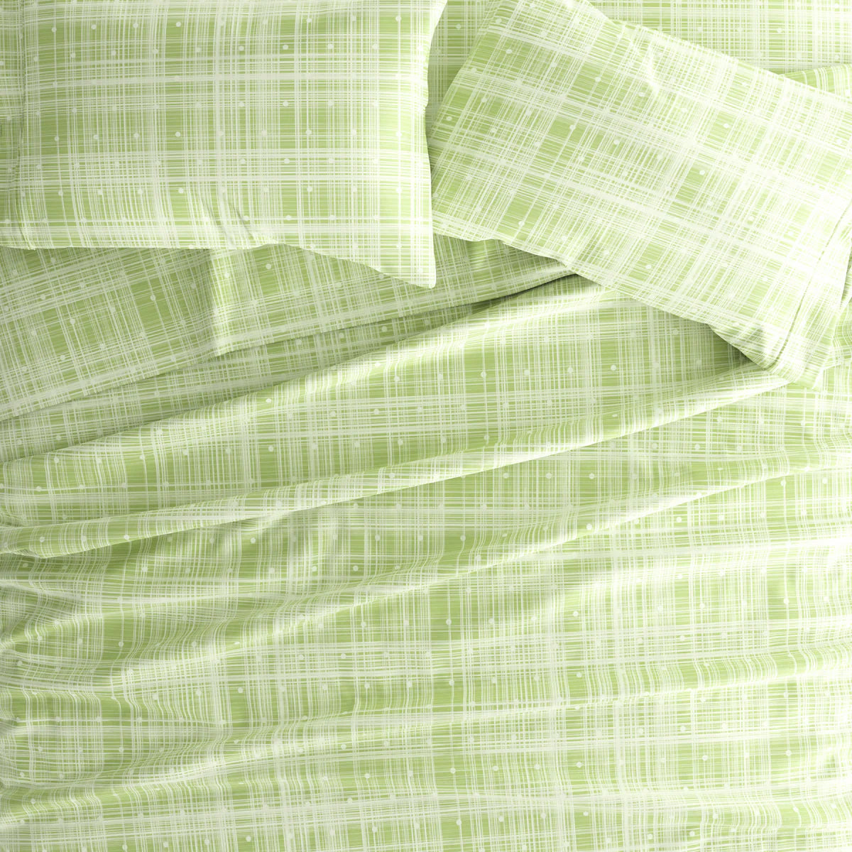 Polka Dot 4-Piece Patterned Sheet Set