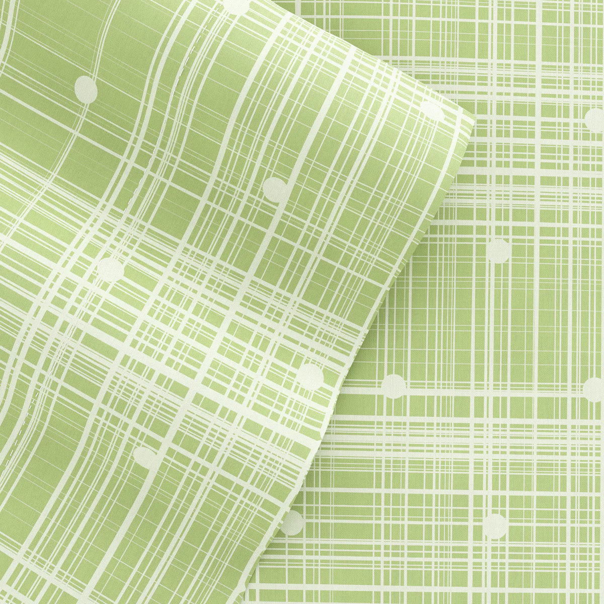 Polka Dot 4-Piece Patterned Sheet Set