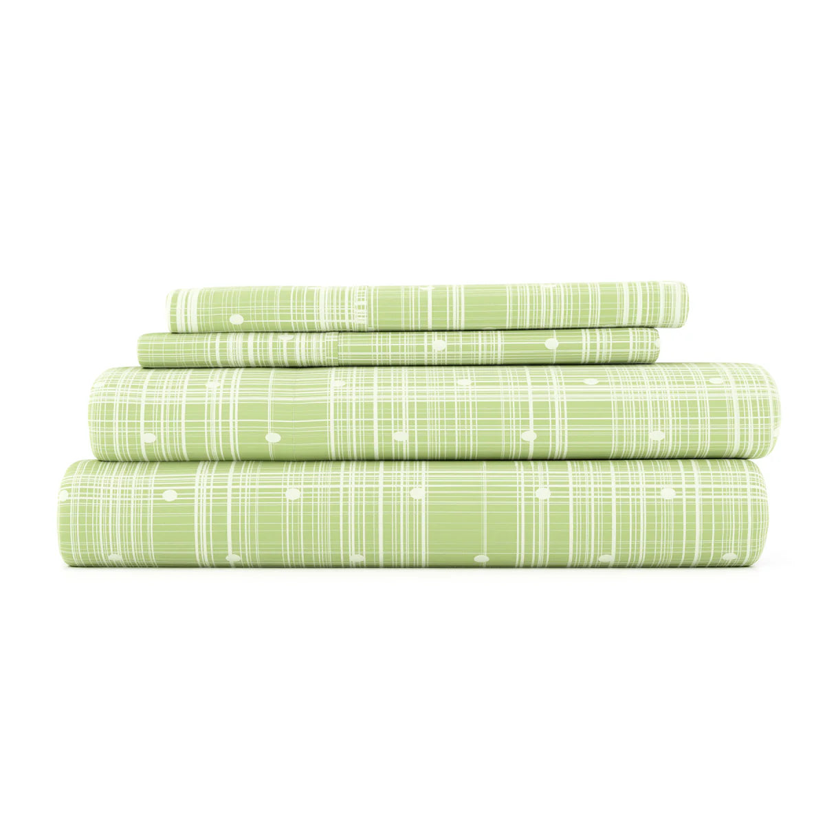 Polka Dot 4-Piece Patterned Sheet Set