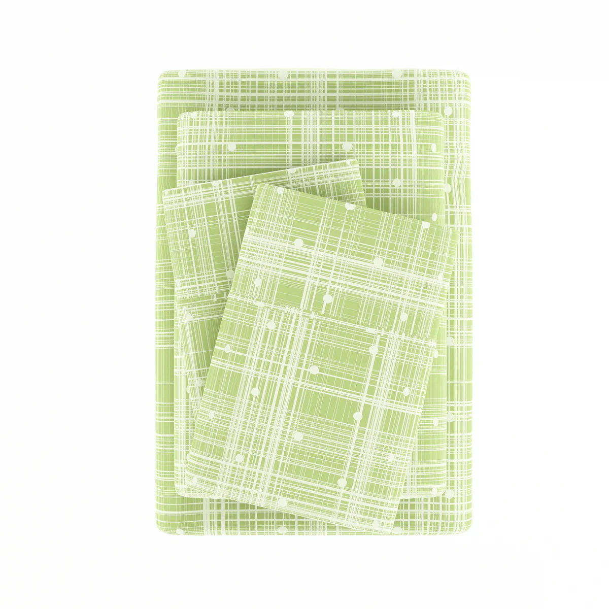 Polka Dot 4-Piece Patterned Sheet Set