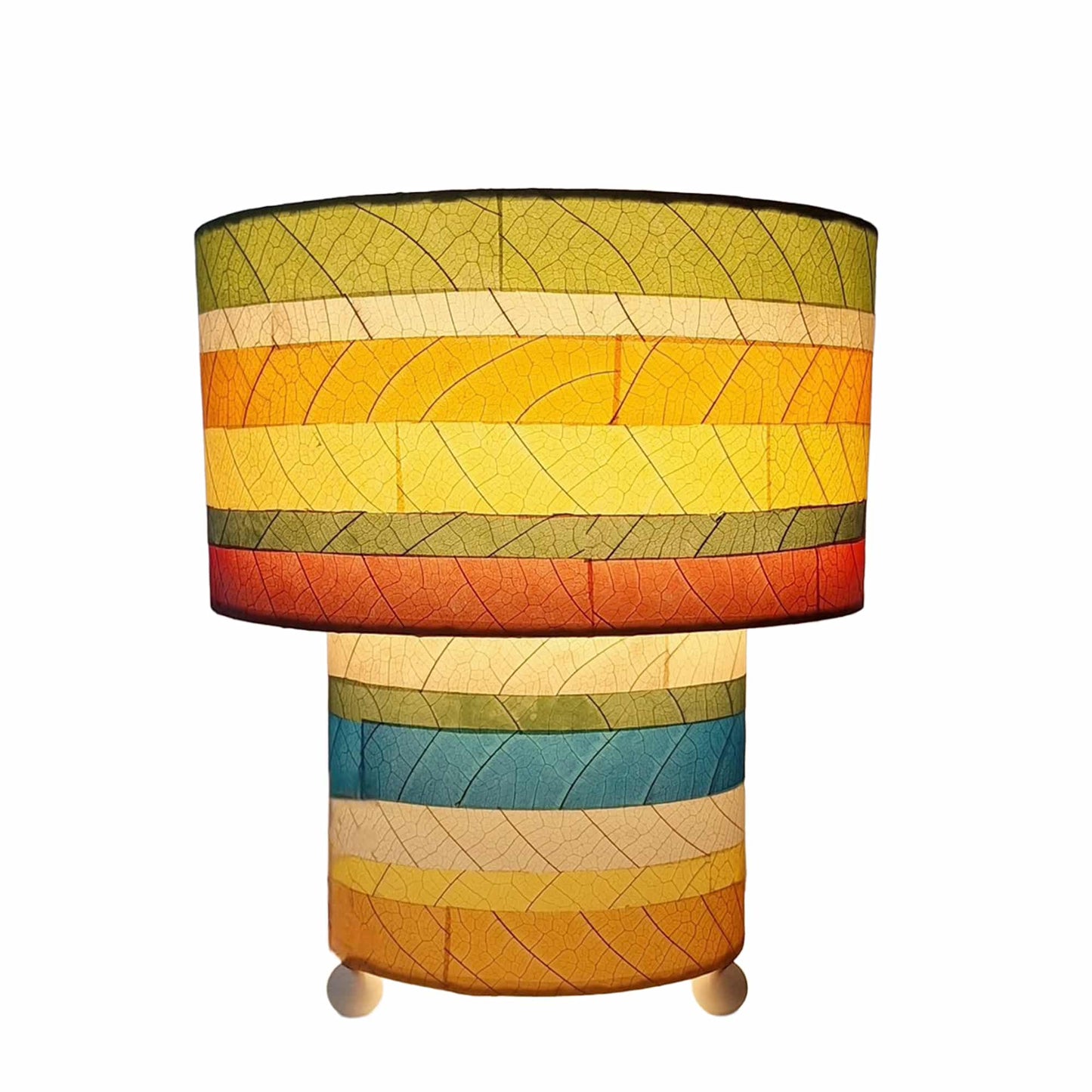 Striped Mushroom Table Lamp