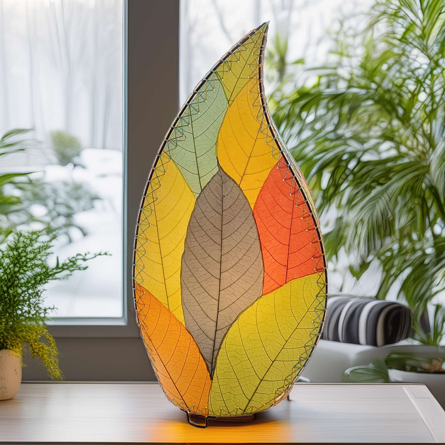 24 Inch Leaflet Lamp