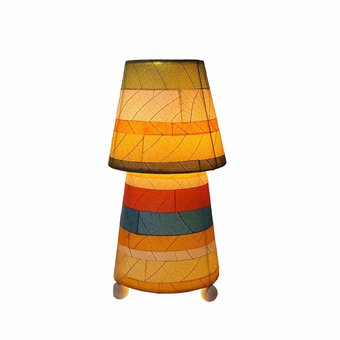 Striped Tapered Table Lamp