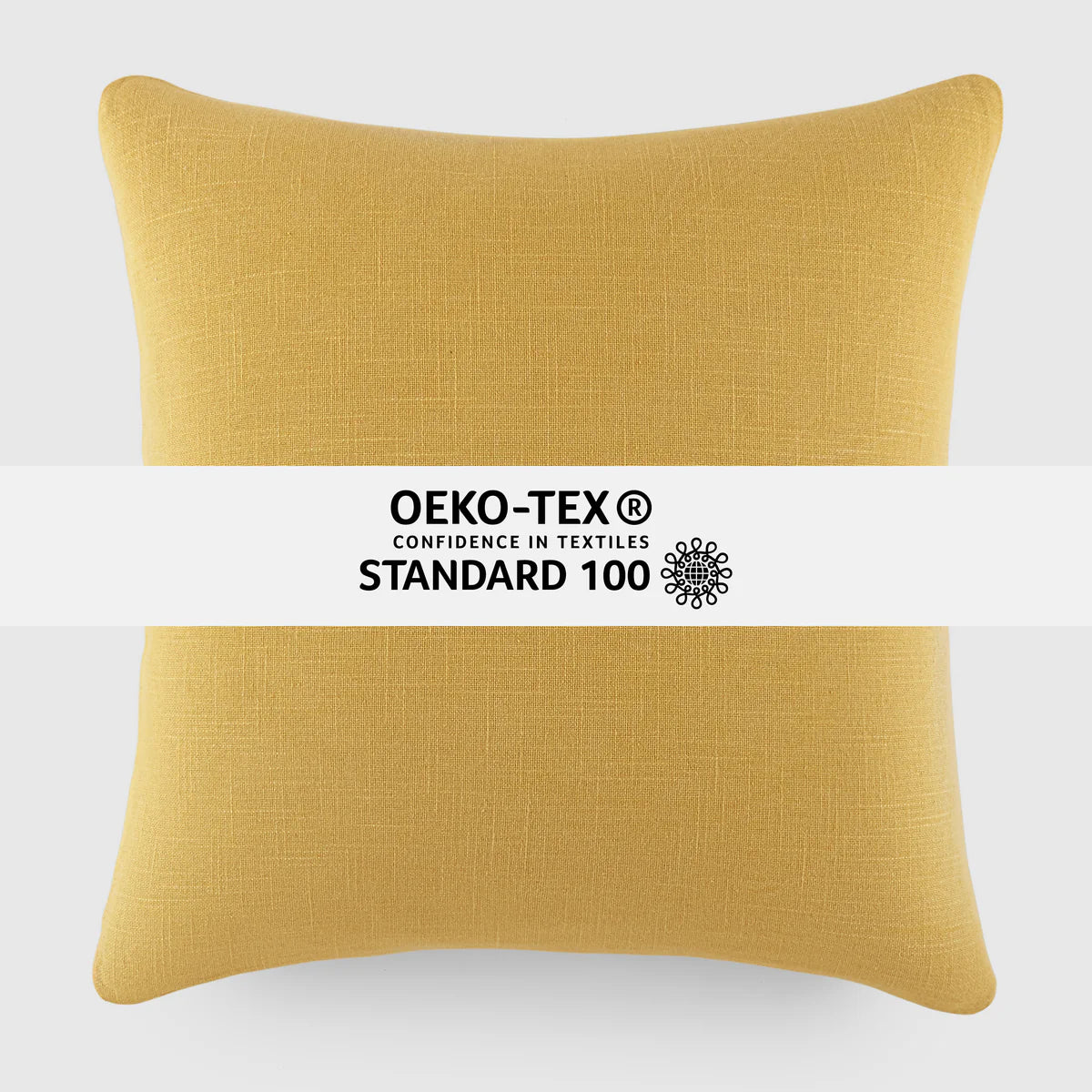Stone Washed & Distressed Cotton Decor Throw Pillow Cover