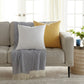 Stone Washed & Distressed Cotton Decor Throw Pillow Cover