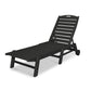 Polywood - Nautical Chaise with Wheels - FREE SHIPPING