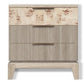 Sea Winds - Manhattan Valley 3 Drawer Nightstand w/ Power & USB A + C