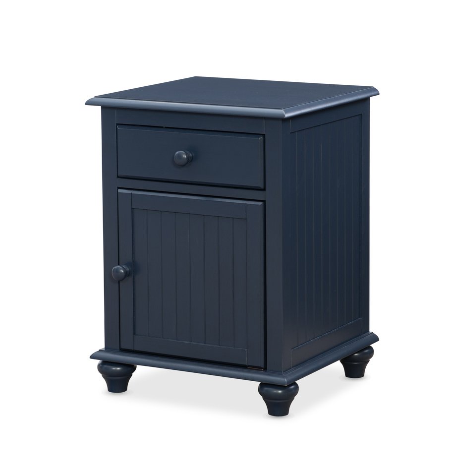 Cottage - 1 Drawer/1Door Nightstand in Denim