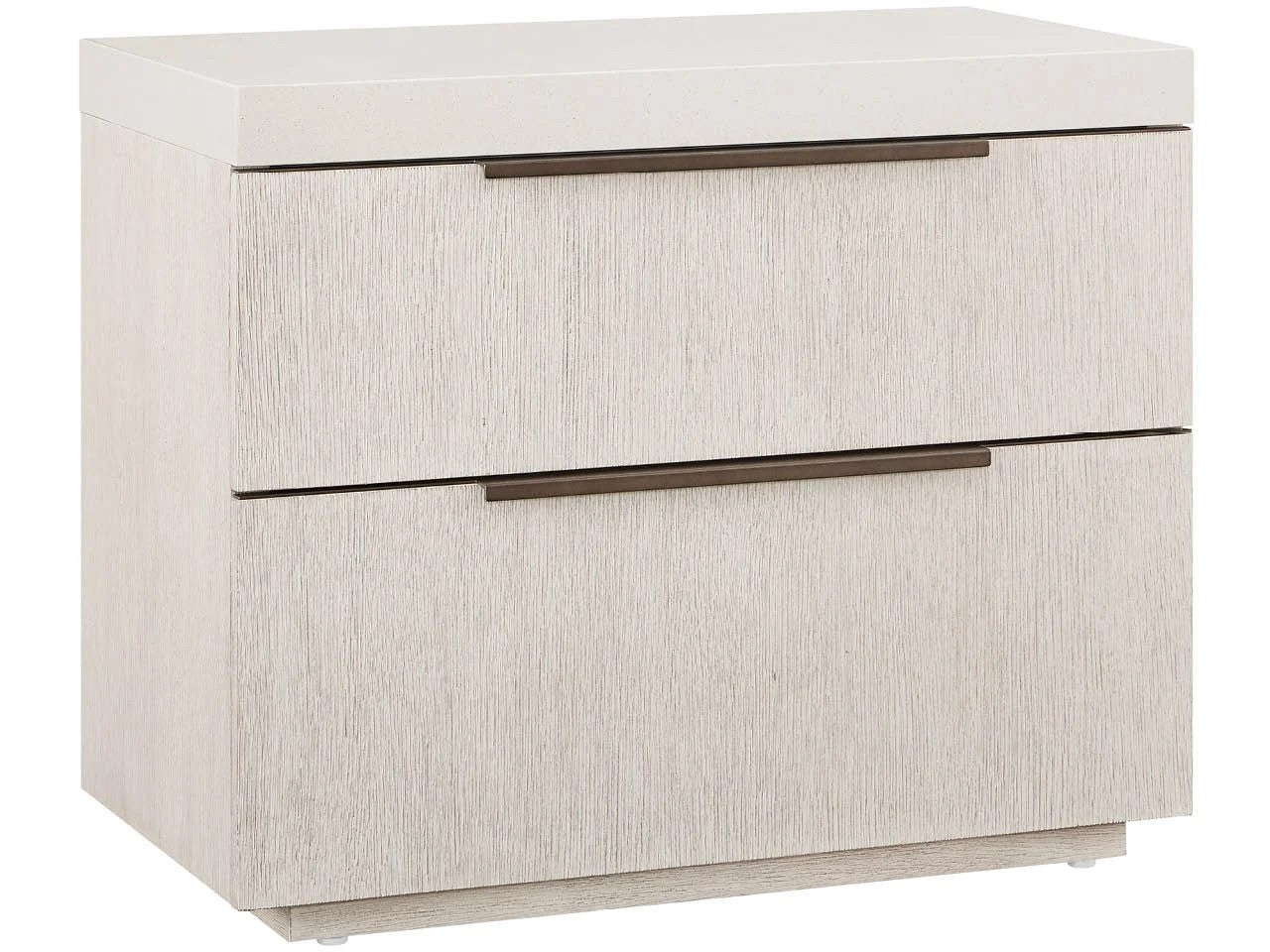 Universal - Mist & Veil-Modern Quartz Nightstand