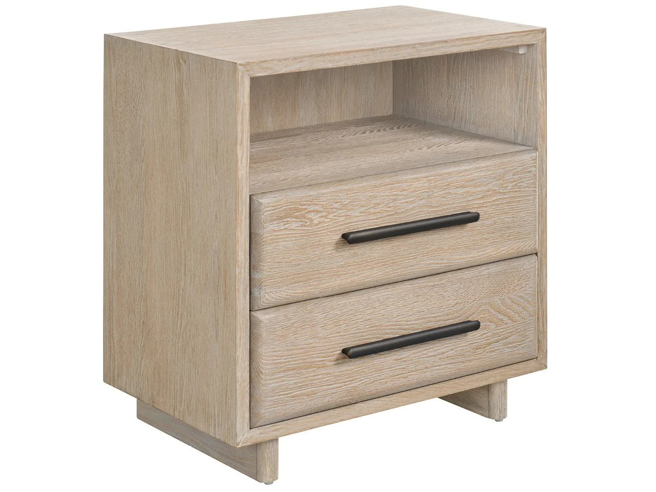 Universal - Sable & Desert-Modern Desert Open Storage Nightstand