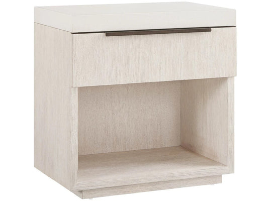 Universal - Mist & Veil-Modern Quartz Nightstand