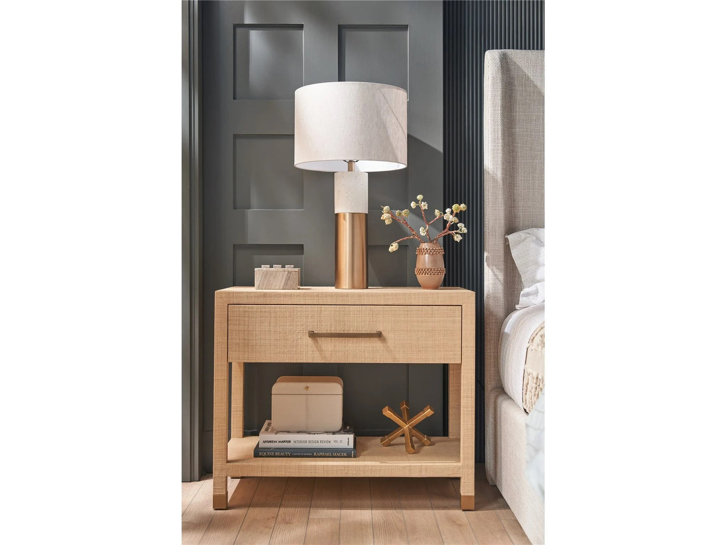 Universal - New Modern-Modern Leah Nightstand