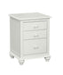 Cottage - 3 Drawer Nightstand in White