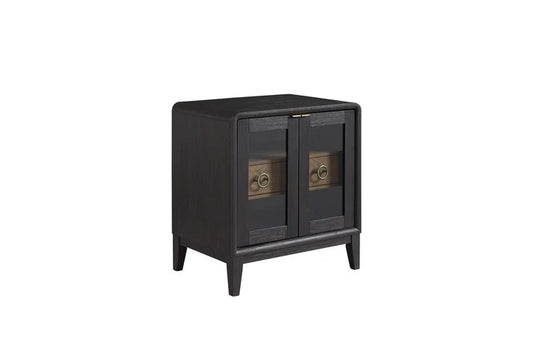 Elure - Glass Door Nightstand