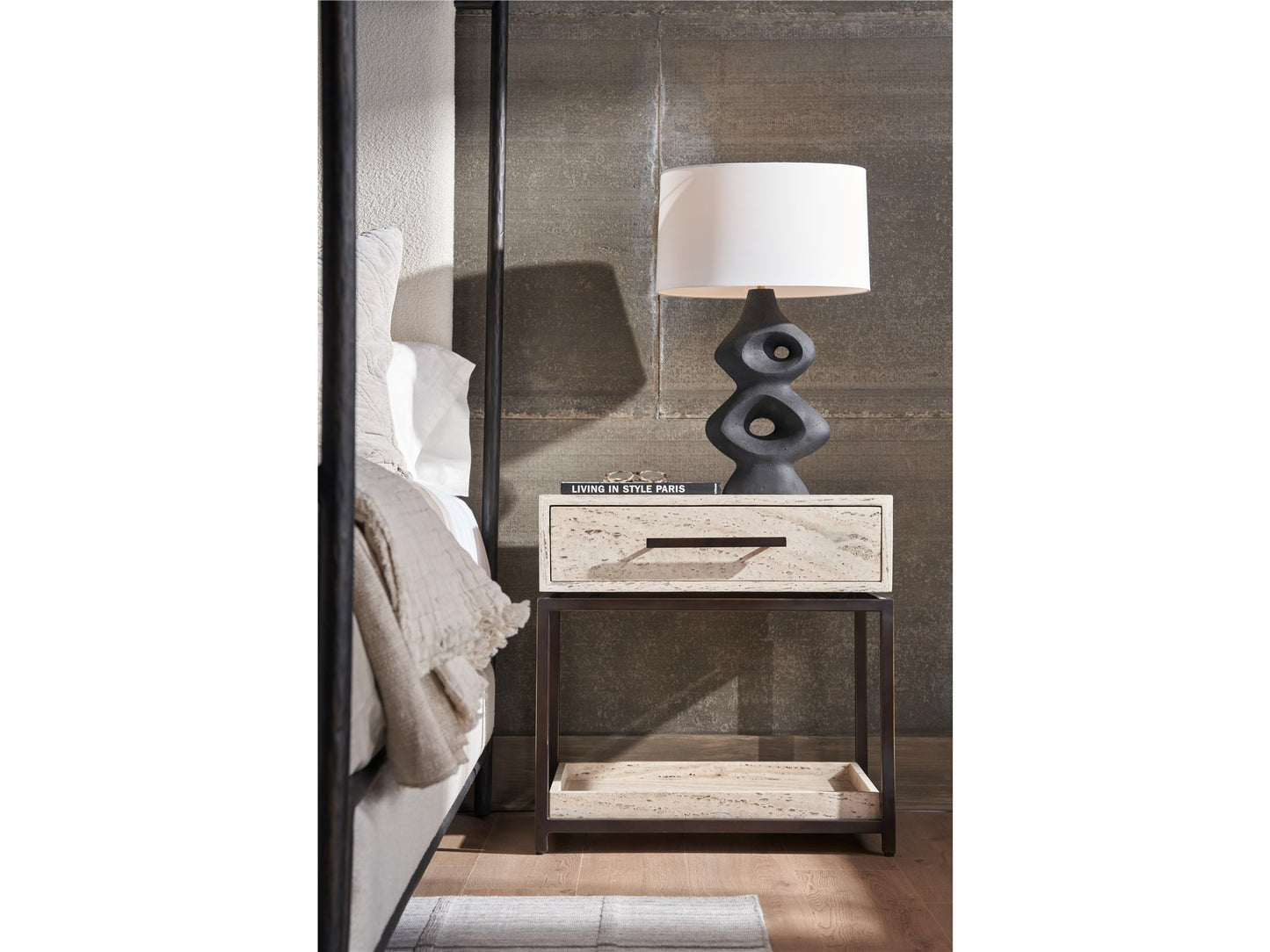 Universal - New Modern-Modern Dove Nightstand