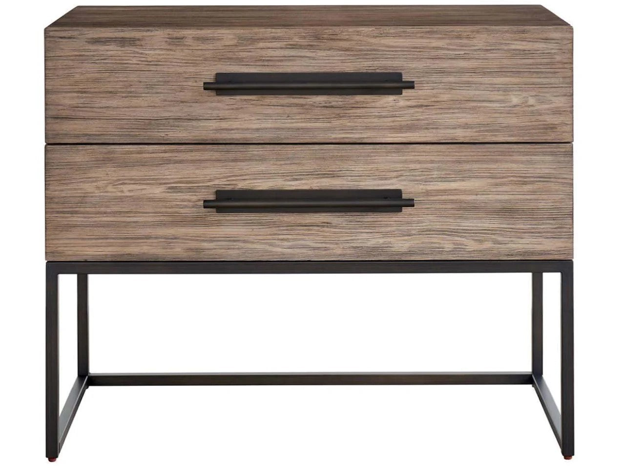 Universal - Dwell Boulder Metal Base Nightstand