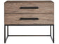 Universal - Dwell Boulder Metal Base Nightstand