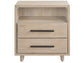 Universal - Sable & Desert-Modern Desert Open Storage Nightstand