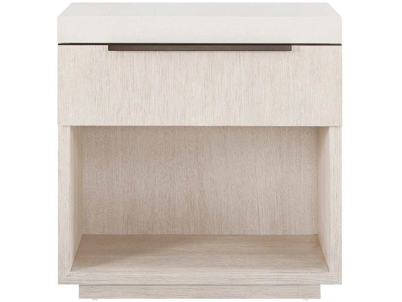 Universal - Mist & Veil-Modern Quartz Nightstand