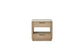 Trilogy - Toffee 2 Drawer Nightstand with Oak Veneer Drawer Fronts