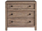 Universal - Dwell Boulder Three Drawer Nightstand