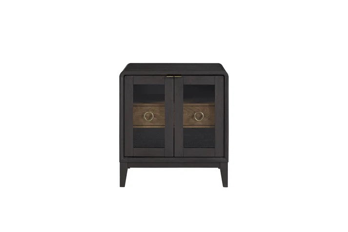 Elure - Glass Door Nightstand