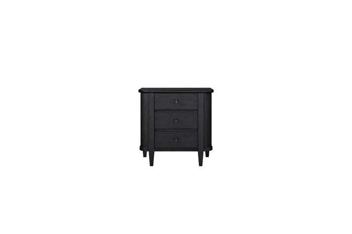 Pleasant Hill - Ebony 3 Drawer Nightstand
