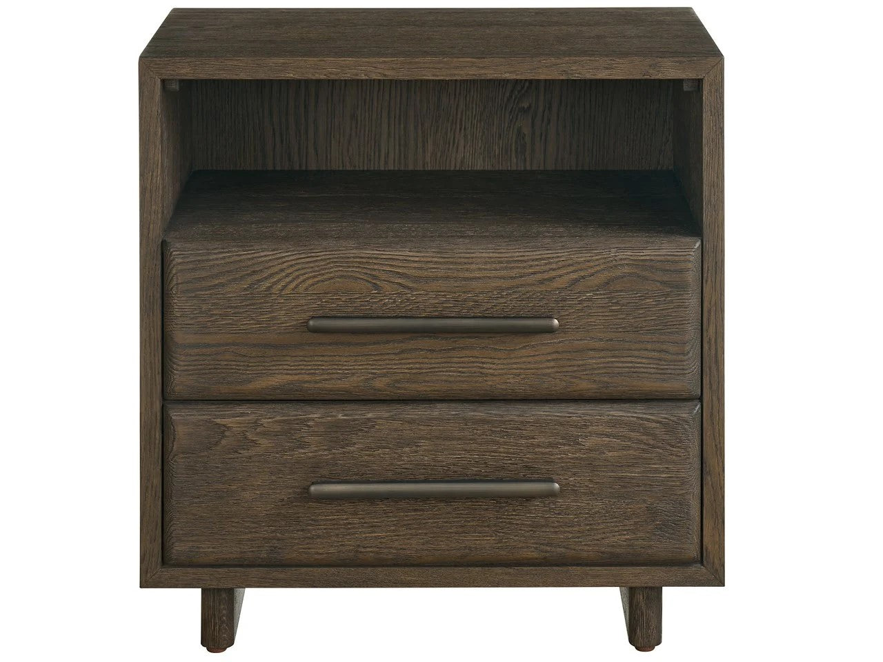 Universal - Sable & Desert-Modern Sable Open Storage Nightstand