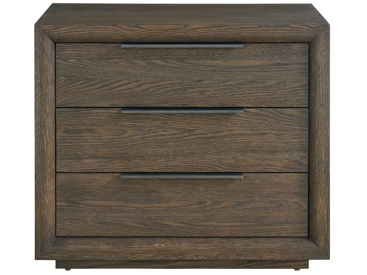 Universal - Sable & Desert-Modern Sable Plinth Nightstand