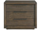 Universal - Sable & Desert-Modern Sable Plinth Nightstand