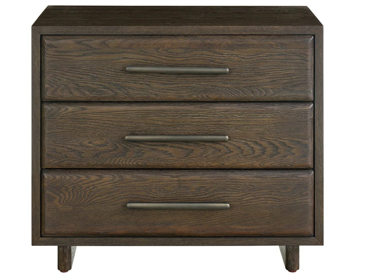 Universal - Sable & Desert-Modern Sable Three Drawer Nightstand
