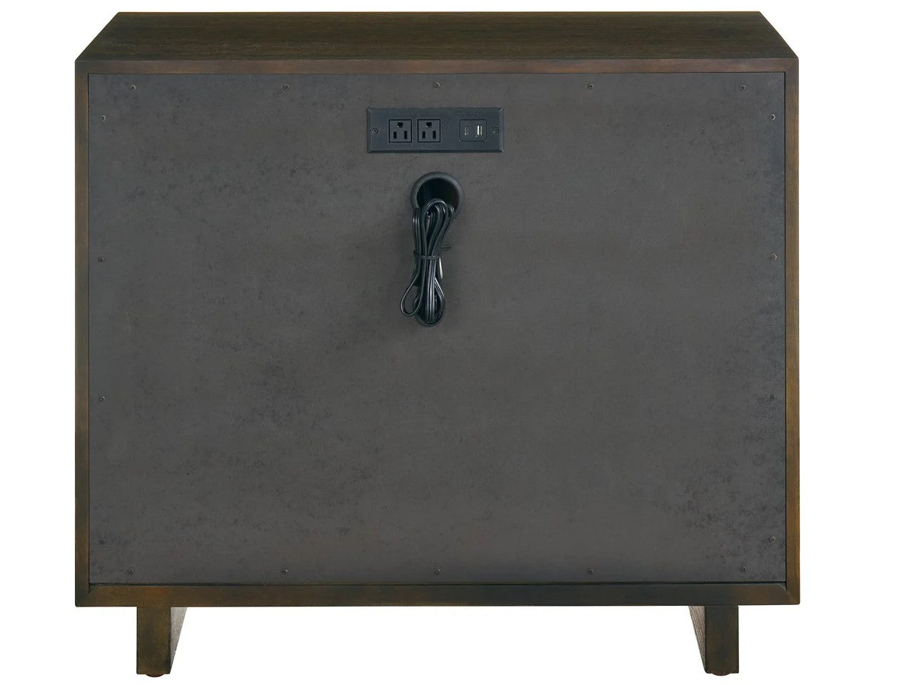Universal - Sable & Desert-Modern Sable Three Drawer Nightstand