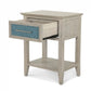 Sea Winds - Ocean Isles 1 Drawer Woven Nightstand w/ Power & USB A+C