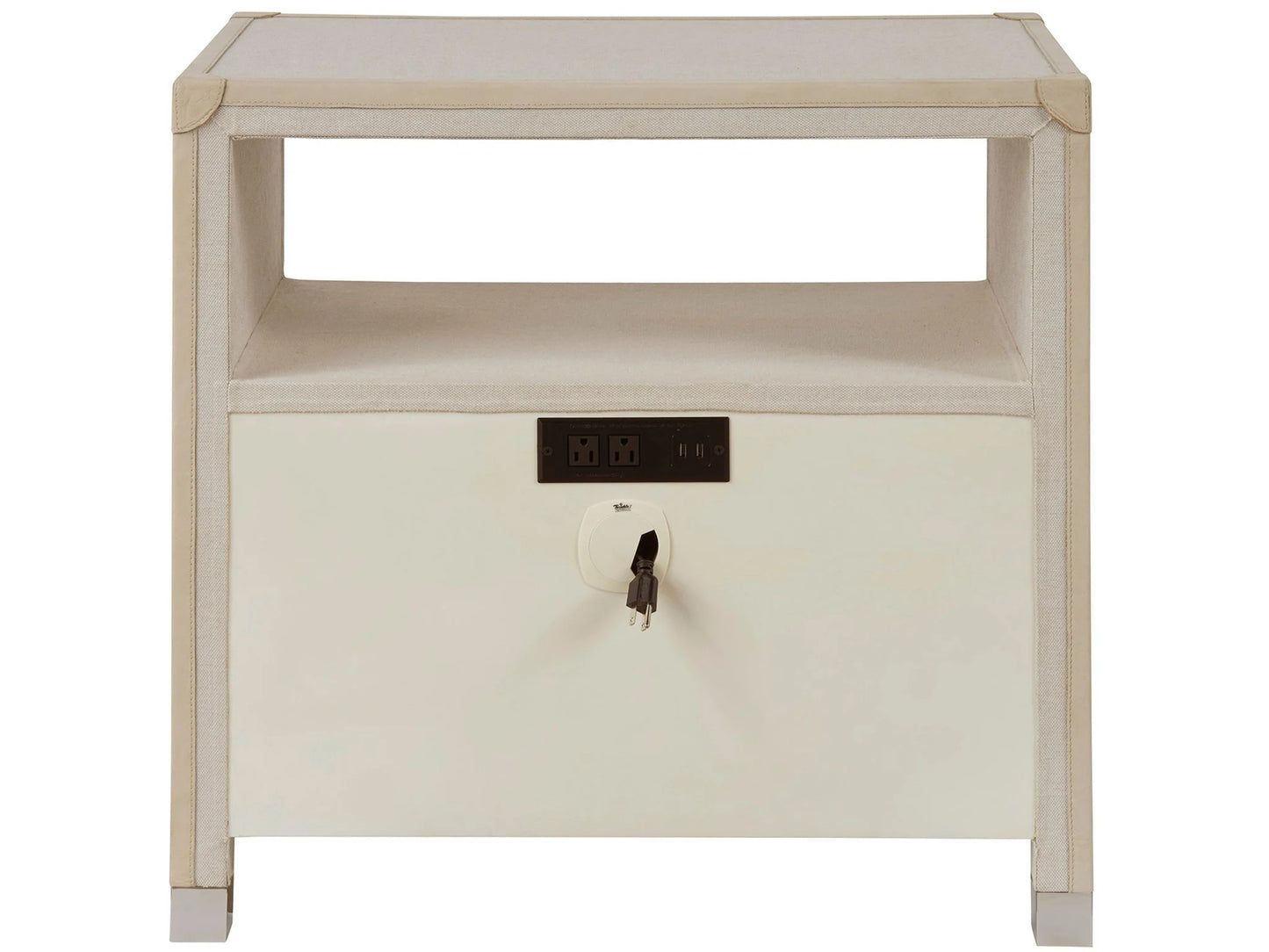 Universal - New Modern-Modern Riven Nightstand