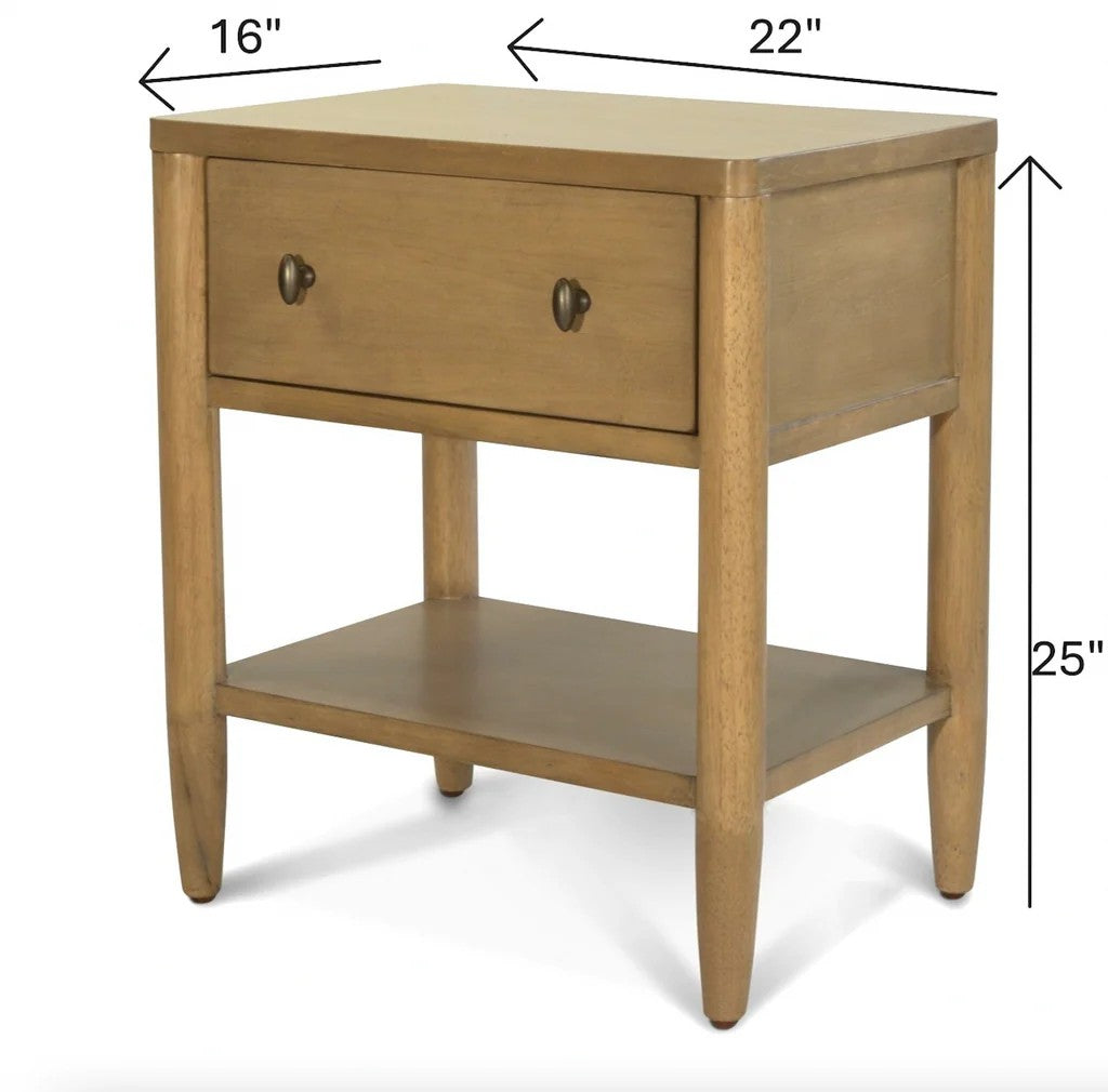Sea Winds - Chatham 1 Drawer Nightstand w/ USB A + C