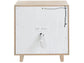 Universal - Sable & Desert-Modern Desert Open Storage Nightstand